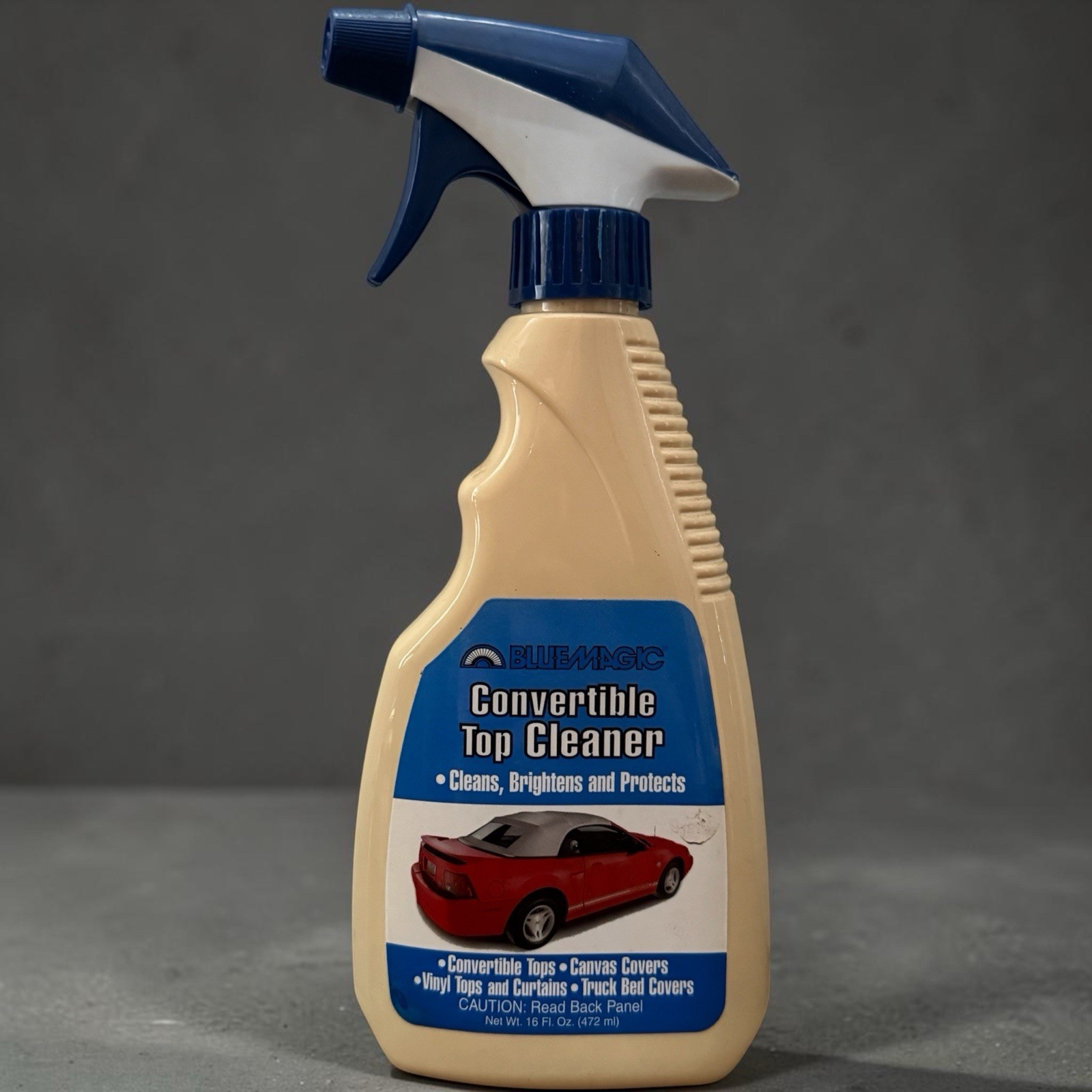VTG Blue Magic 707 Convertible Top Cleaner Trigger 16 Fl. Oz. ORIGINAL Formula