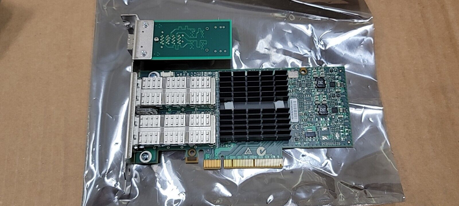 Mellanox MCX354A-QCBT SAS Exp Dual-Port 10GbE PCIe ConnectX-3 QDR Infiniband NIC