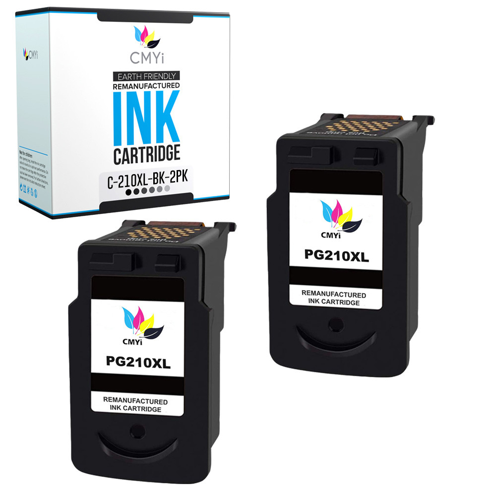 2PK Compatible Canon PG-210XL Ink Cartridges for PIXMA MP480 MP490 MP495 MP499