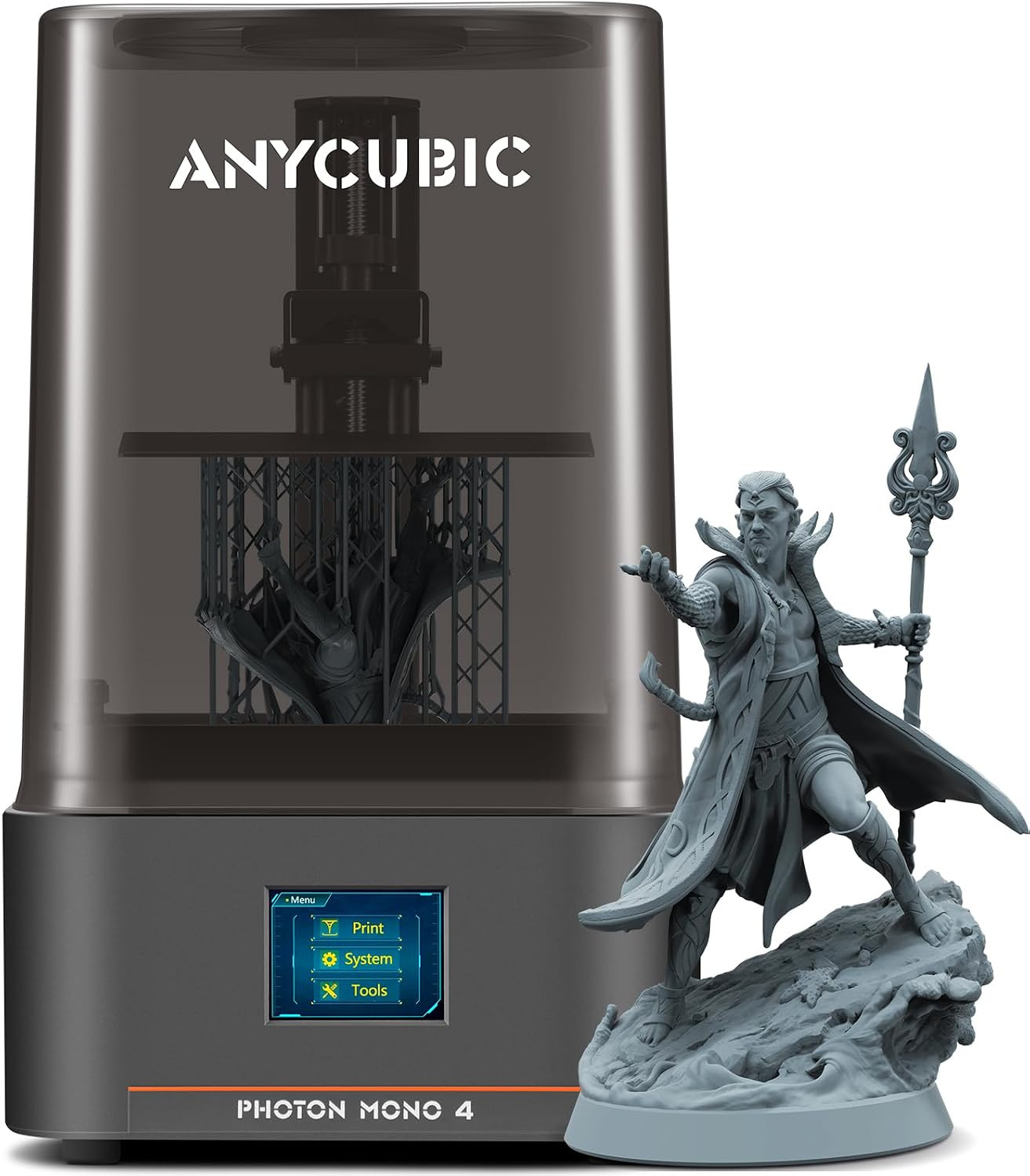 ANYCUBIC 10K Resin 3D Printer, Photon Mono 4 | LCD 3D Printer with 7-Inch Mono S