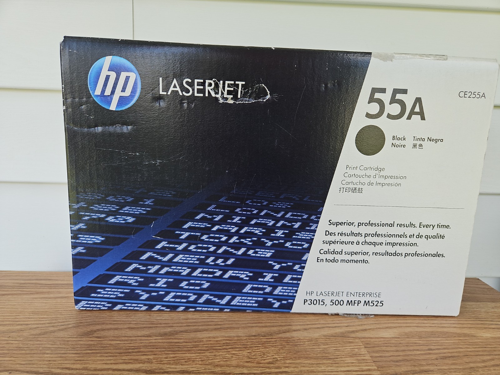 HP 55A Black CE255A For HP LaserJet P3015 - FACTORY SEALED