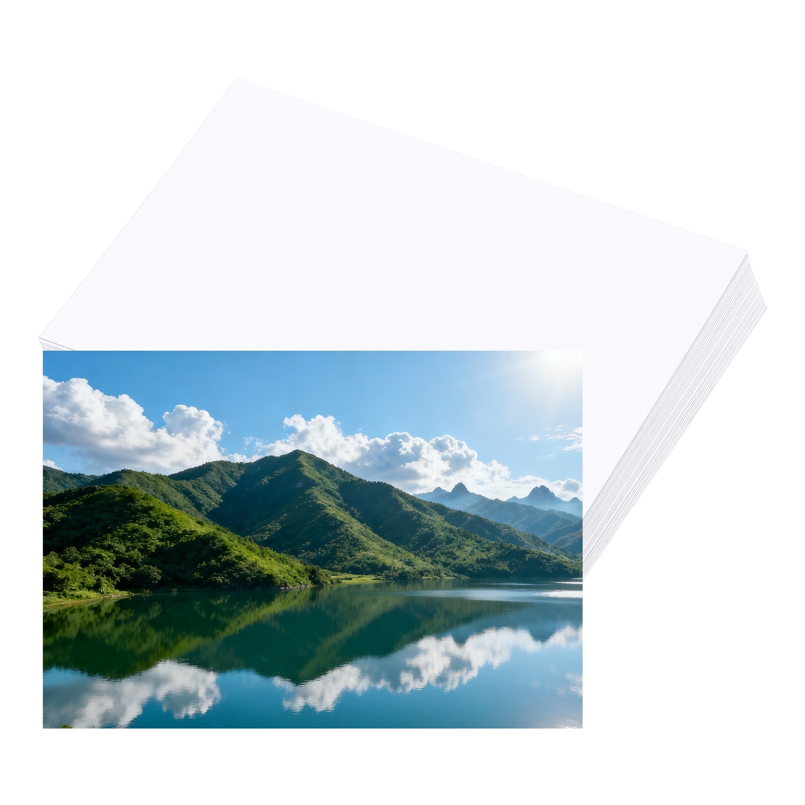 5"x3.5" RC Glossy Photo Paper 25 Sheets Inkjet Photo Paper 260GSM Resin Coated