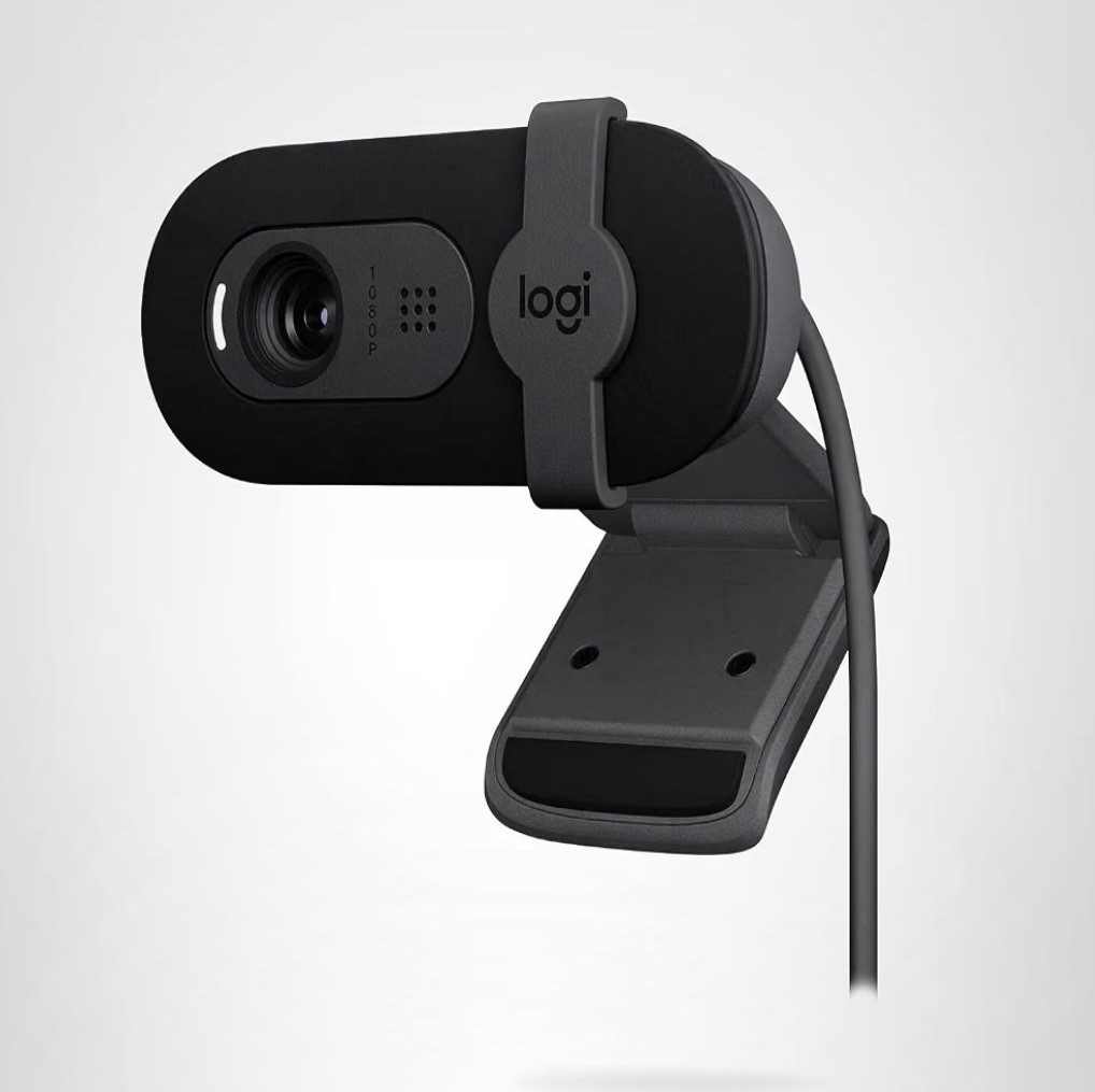 Logitech Brio 101 Full HD 1080p Webcam for Streaming and Meetings - Black