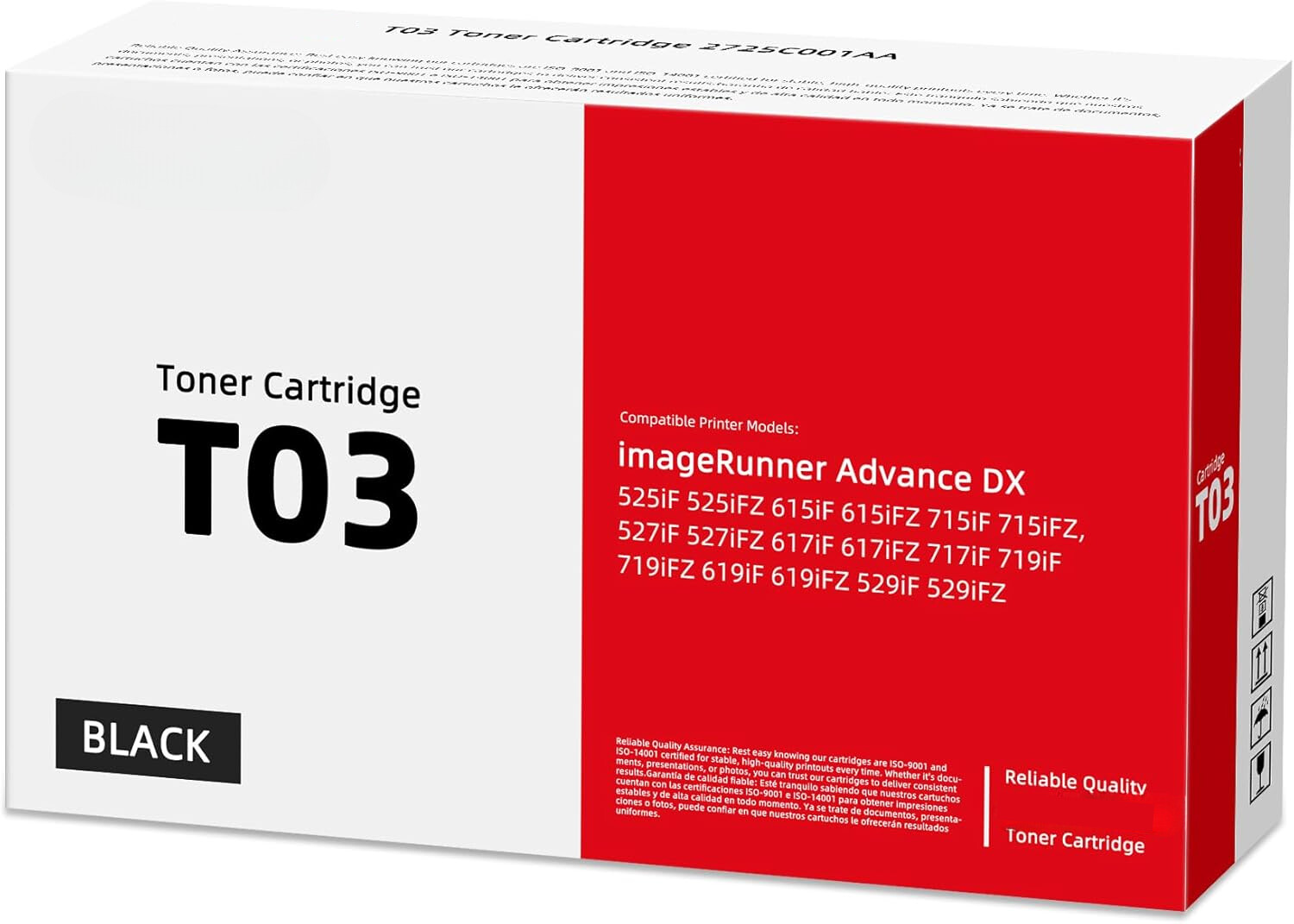 T03 Compatible 2725C001AA Toner Cartridge for Canon ImageRunner Advance 525iFZ