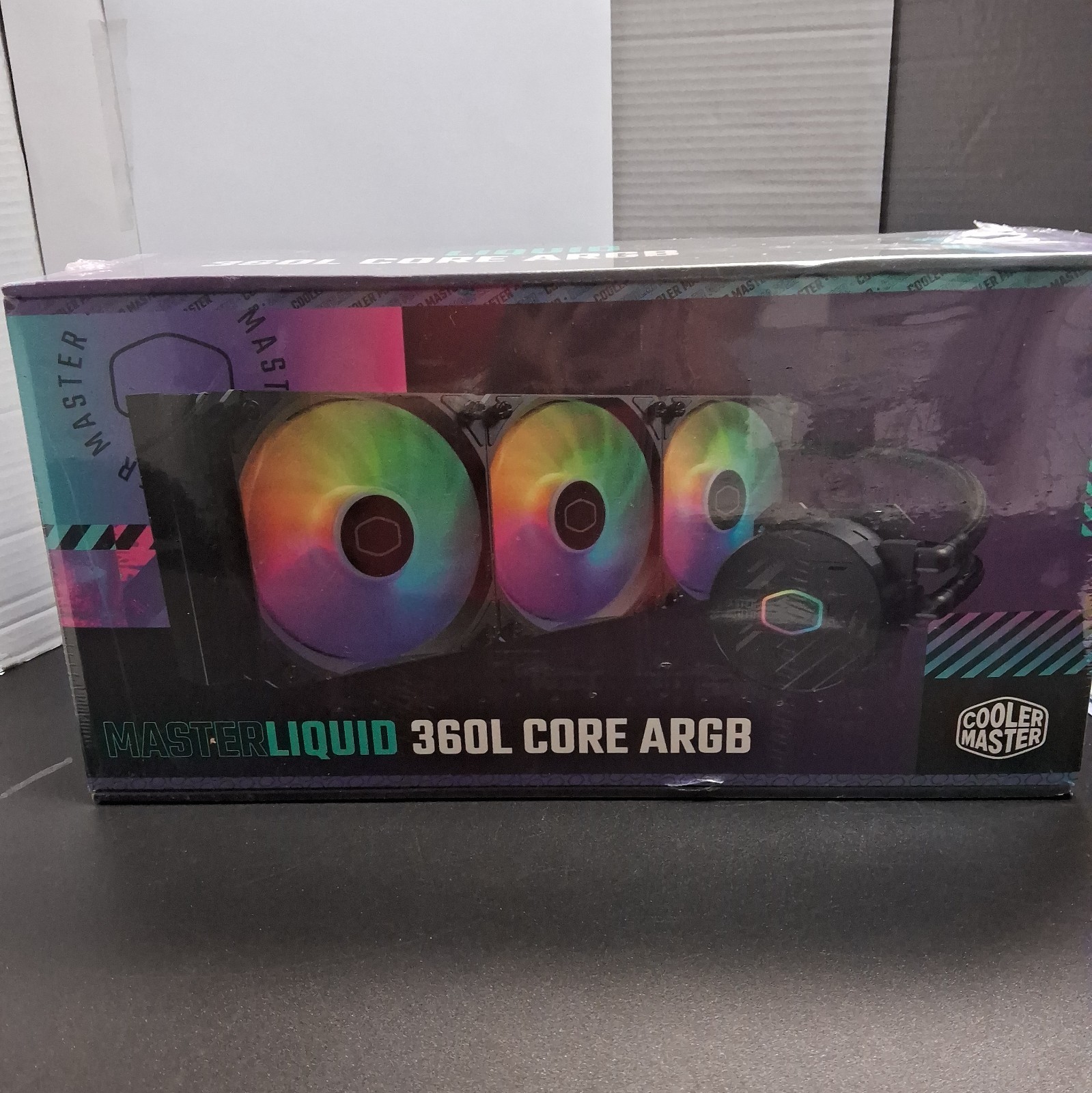 Cooler Master MasterLiquid 360L Core ARGB 360mm AIO CPU Liquid Cooler Black