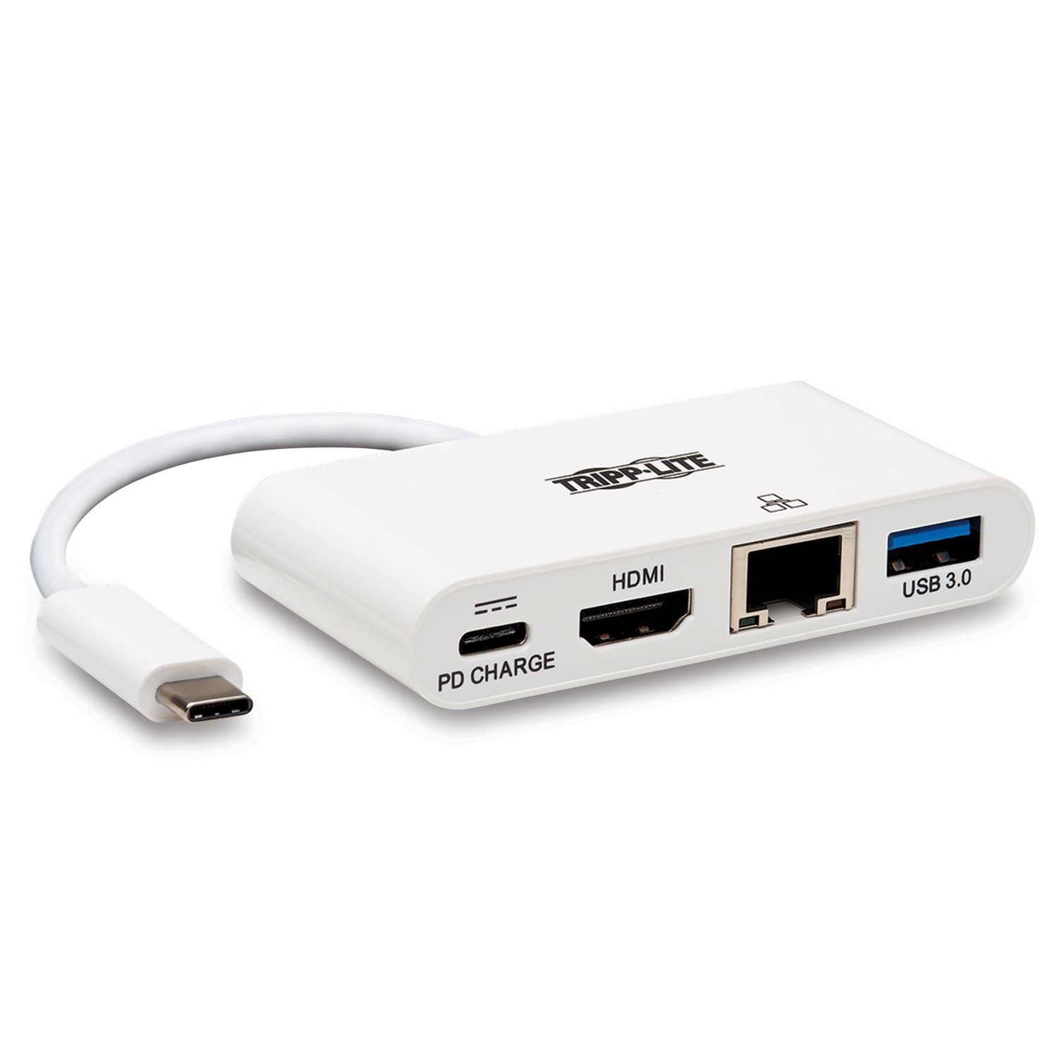 Tripp Lite USB 3.1 Gen 1 USB-C to HDMI External Video Adapter with USB-A Hub