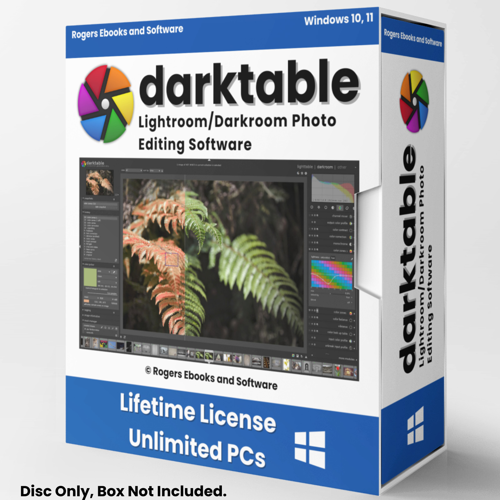 Pro 2024 Photo Editing Software - Image Editing, Enhancements, RAW Photos, on CD