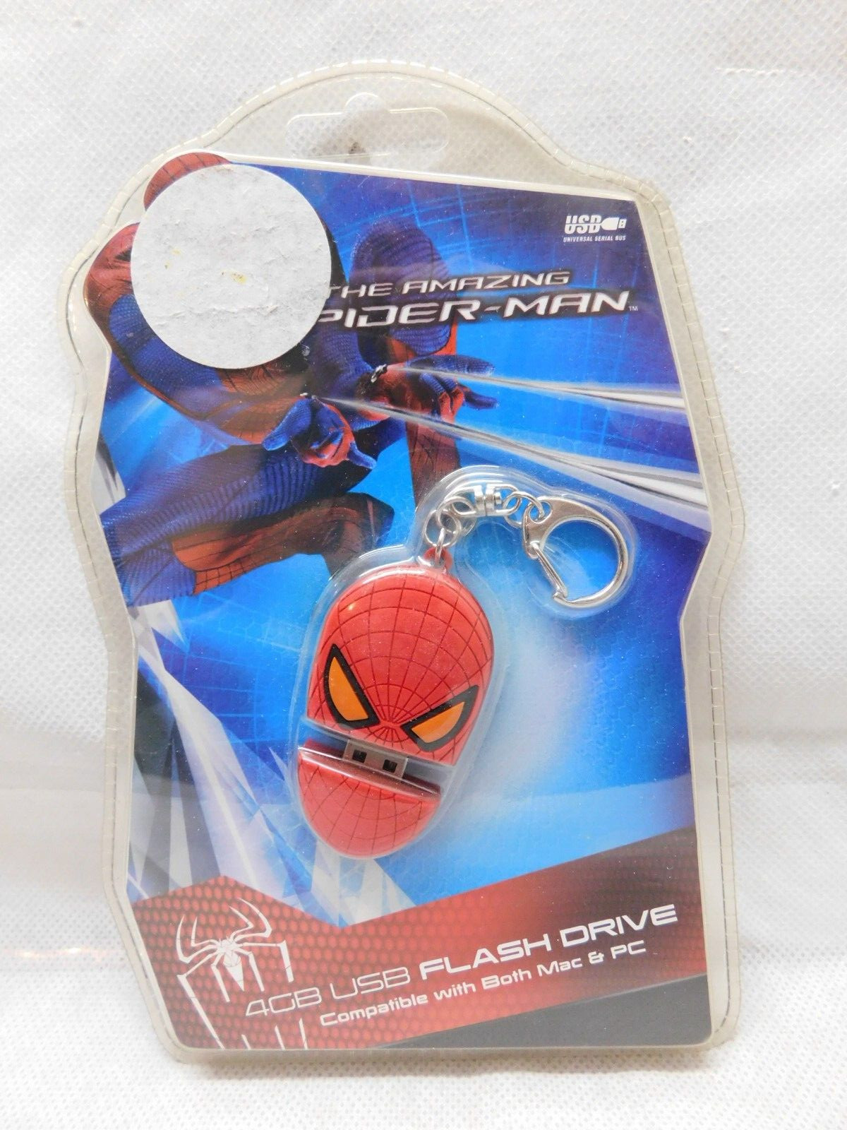 Spider-Man  4GB USB Flash Drive & Key Chain  Pc or Mac