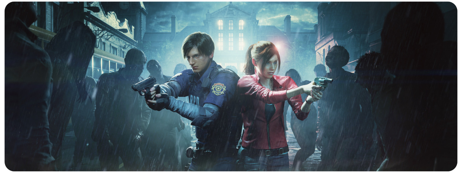 Wide Desk Pad - Resident Evil 2 - 31.5 x 11.8 Inches - Great Quality, Soft Feel