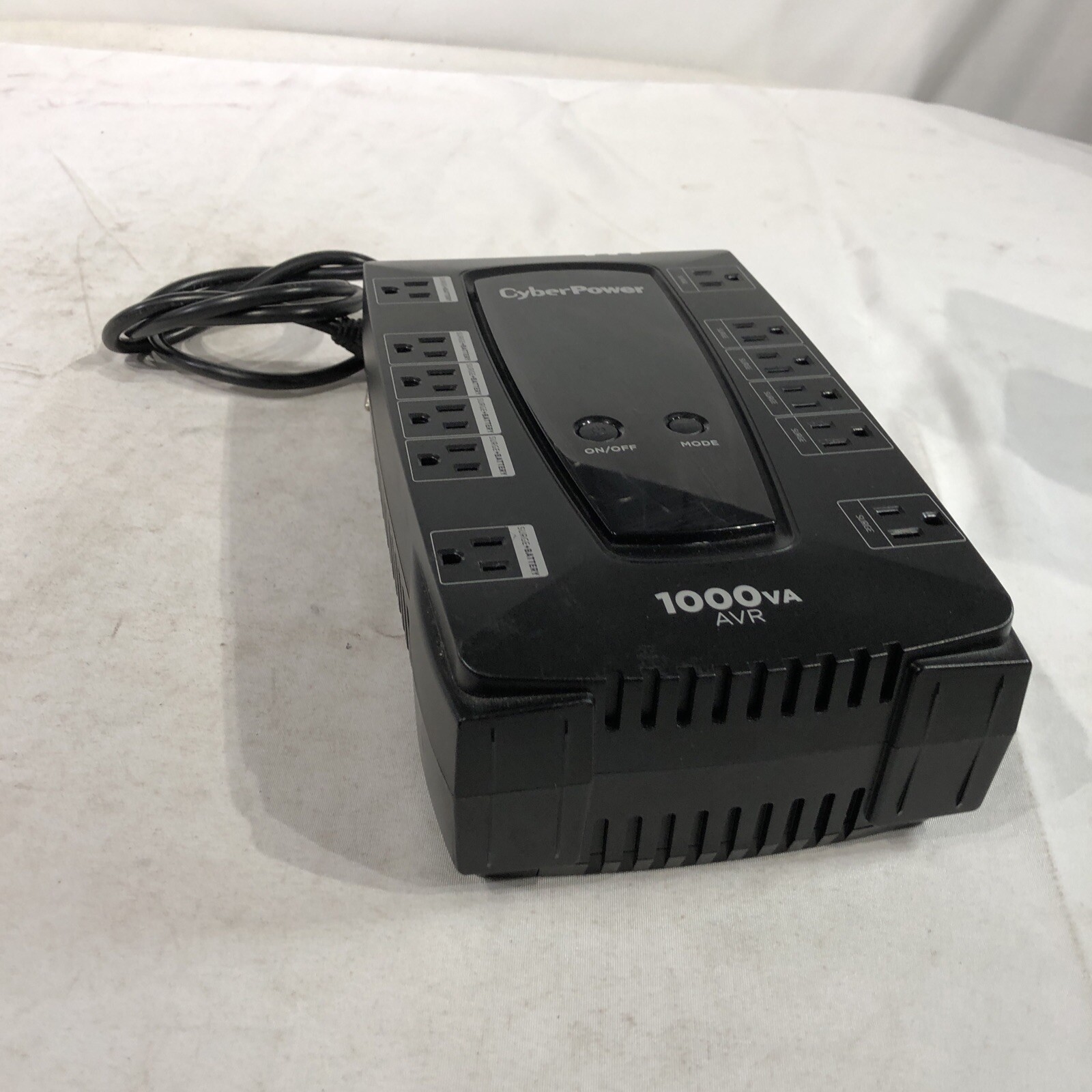 CyberPower LE850G 1000VA AVR Battery Backup Protection - LED Screen & 12 Outlets