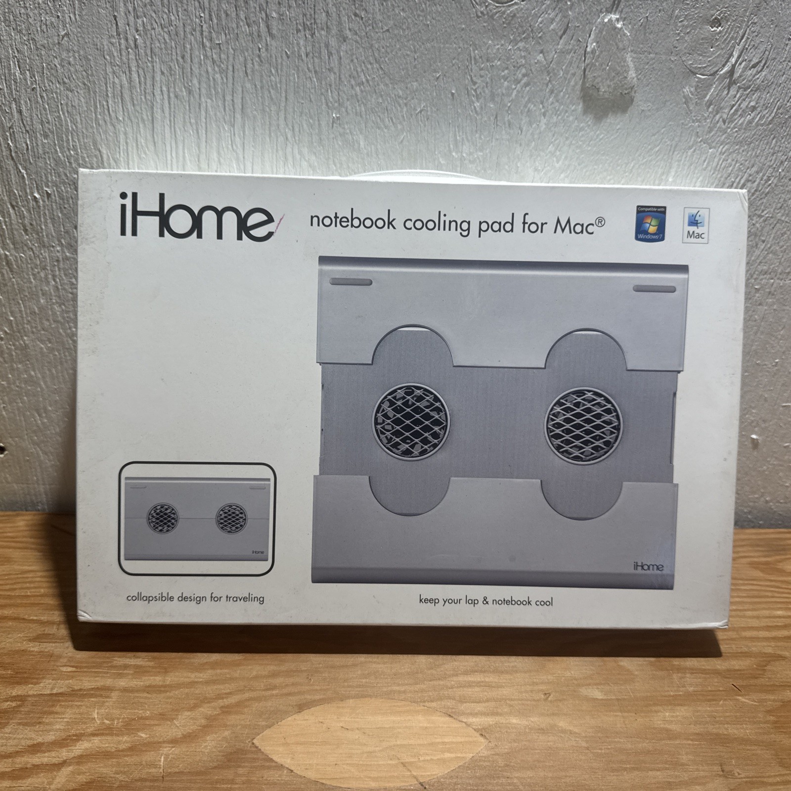 iHome Mac Notebook Cooling Pad Macbook 13" Air 11",13" Pro 13", 15", 17” Sealed
