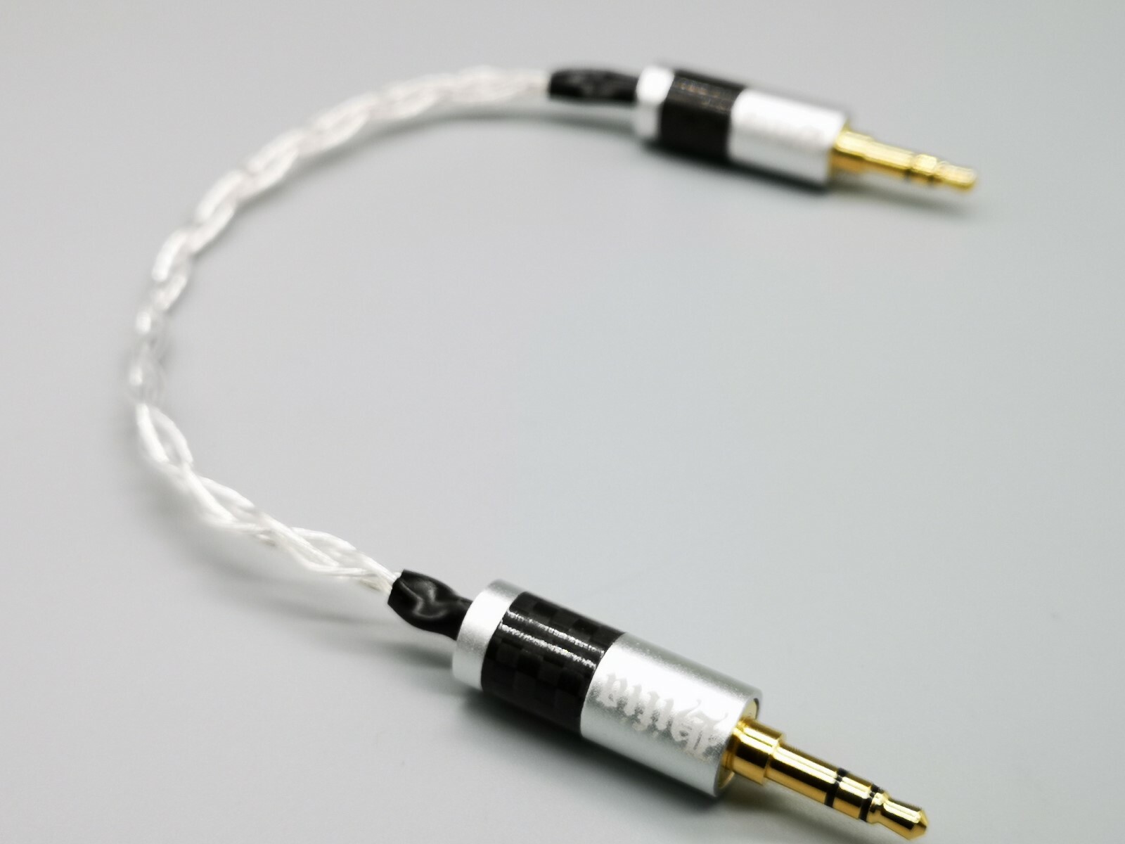 3.5mm Male AUX Audio Cable Gold Plug 8n OCC Silver Stereo