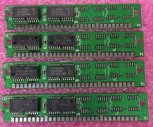 16MB 4x4MB 30-Pin SIMM 70ns FPM Memory Mac  / SE/30