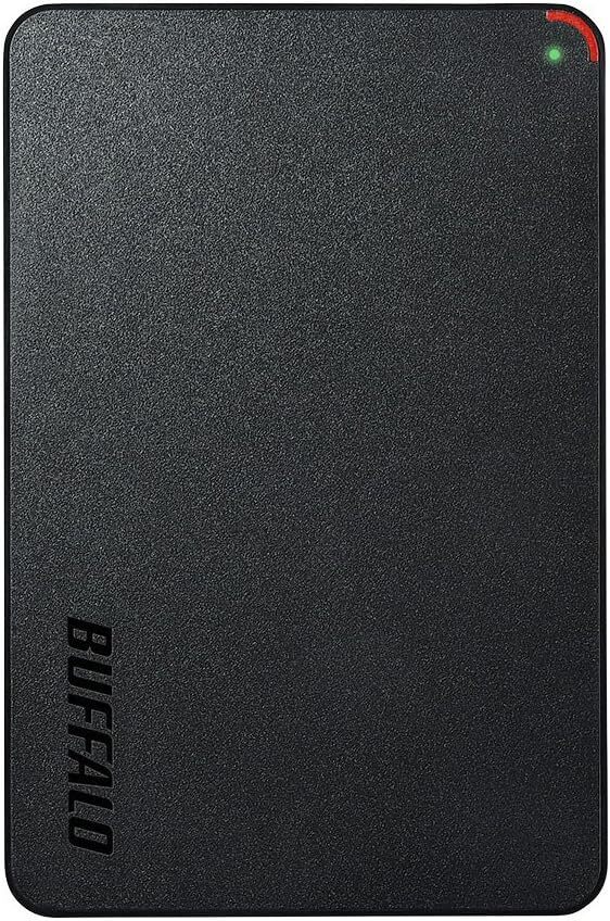 BUFFALO Mini Station Portable HDD 1TB HD-PCFS1.0U3-BBA for USB3.1(Gen1)/USB