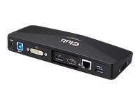 Club 3D SenseVision USB 3.0 4k Docking Station Charging/Docking CSV-3103D