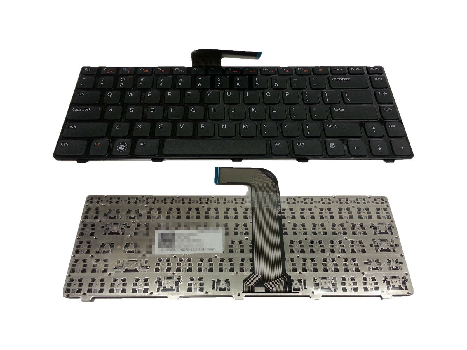 New Laptop Keyboard Dell Inspiron 14 3420 14R 5420 SE 7420 US Frame