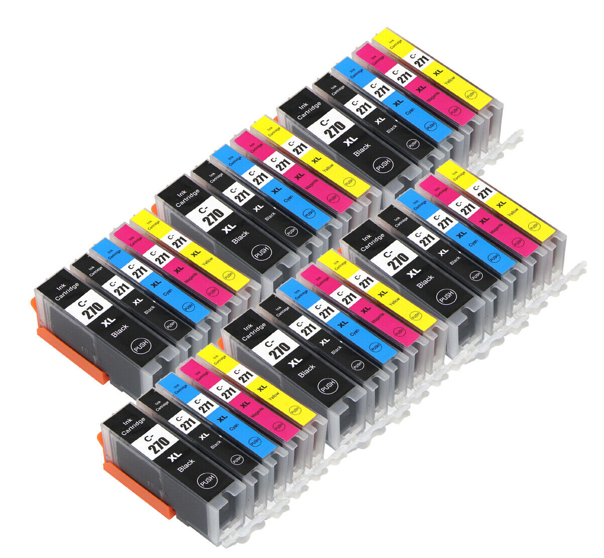 30PK XL Ink Cartridges Replacement for Canon PGI270 CLI271 TS6020 MG6820 MG6822