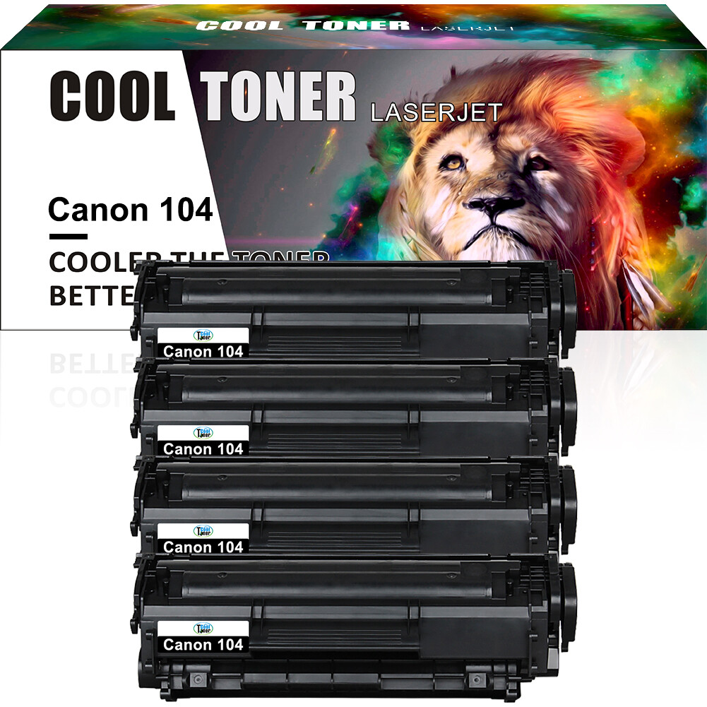 4PK Toner Compatible For Canon 104 FX9 / FX10 / C104 ImageClass D420 D480 MF4150
