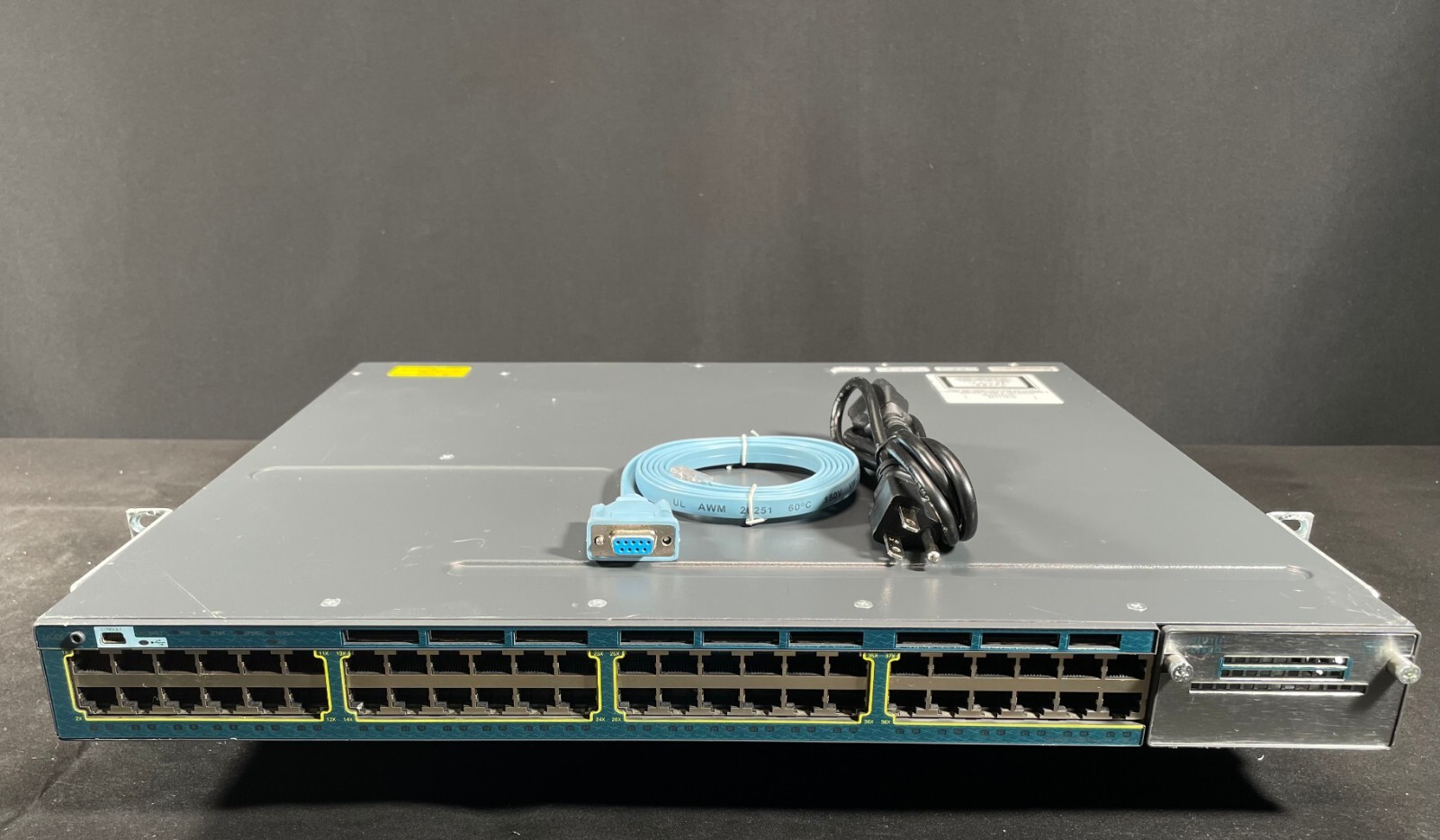 Cisco WS-C3560X-48PF-S 48 Port PoE  Layer 3 Gigabit Switch - Same Day Shipping