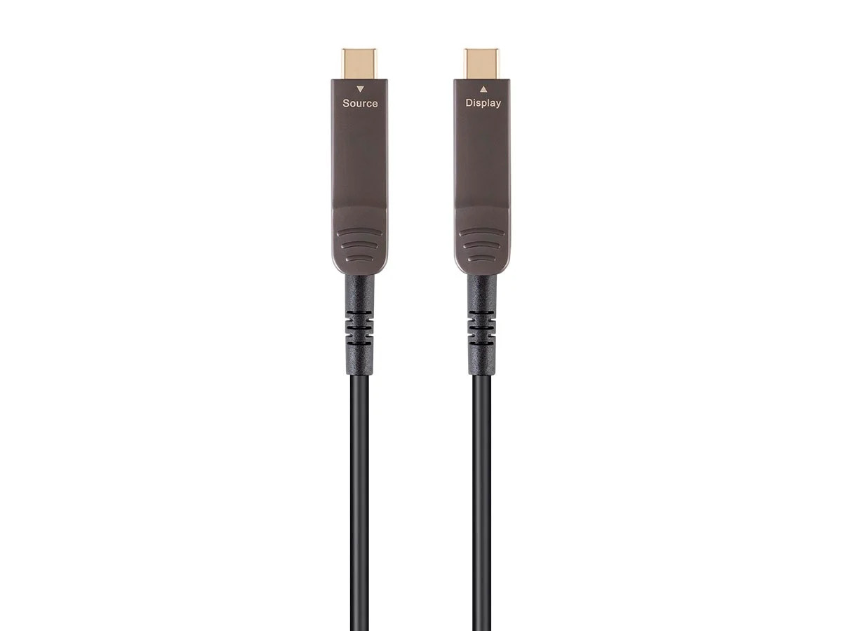 Monoprice USB 3.1 Type-C to Type-C Video Cable - 75ft, 4K@60Hz, Fiber Optic, AOC