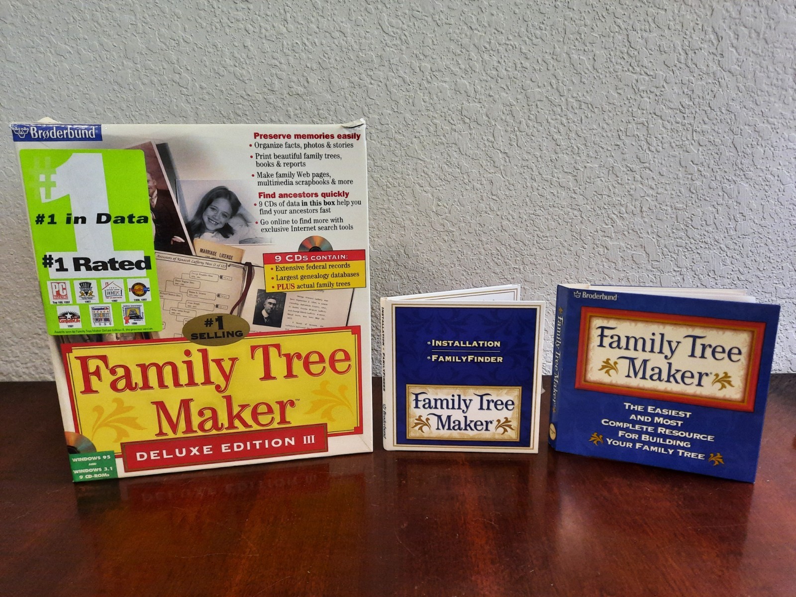 Family Tree Maker Deluxe Edition Version 4.4 & Version 6 & Version 8 Software