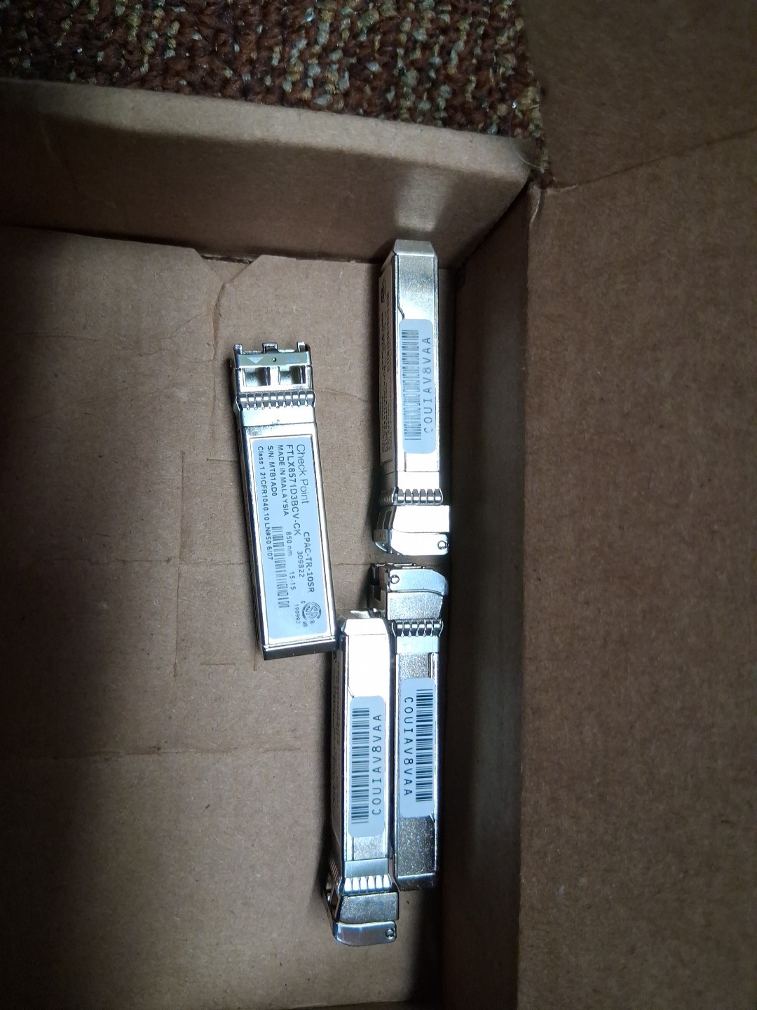   Check Point  10Gbps FTLX8571D3BCV-CK 10gbase-sr SFP+ Transceiver 