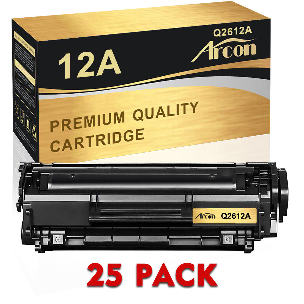 25x Q2612A Toner Compatible With HP 12A LaserJet 1010 1012 1018 1020 1022nw 3015