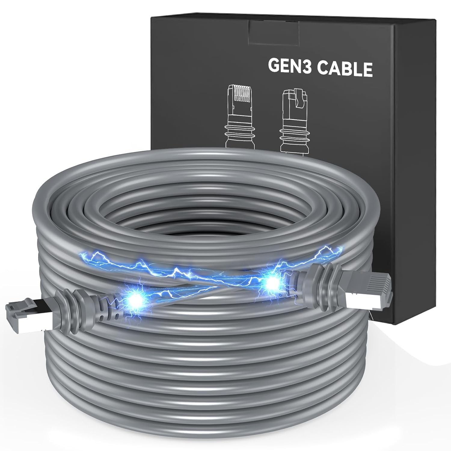 Starlink Cable Gen 3 100FT/30M Compatible with Satellite Standard 4/ 4X/ V4,Repl
