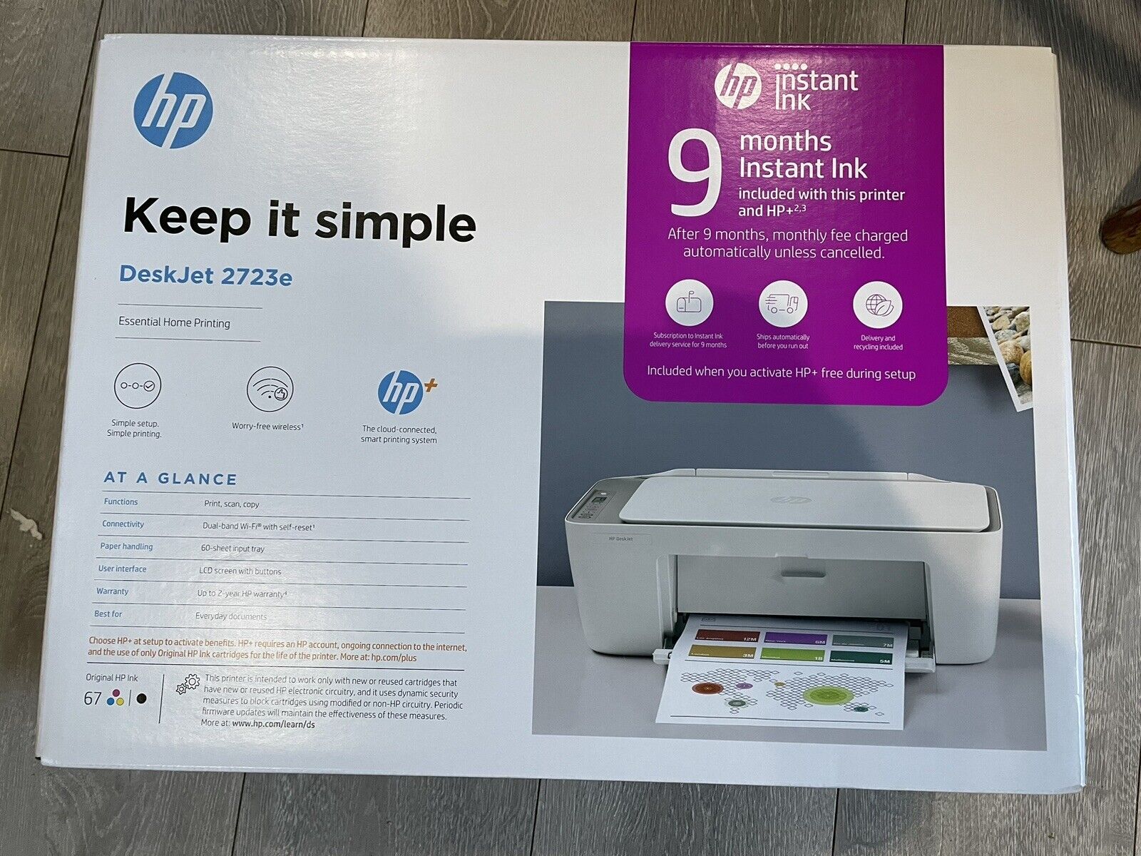 HP Deskjet 2723E All-In-One Wireless Color Inkjet Printer