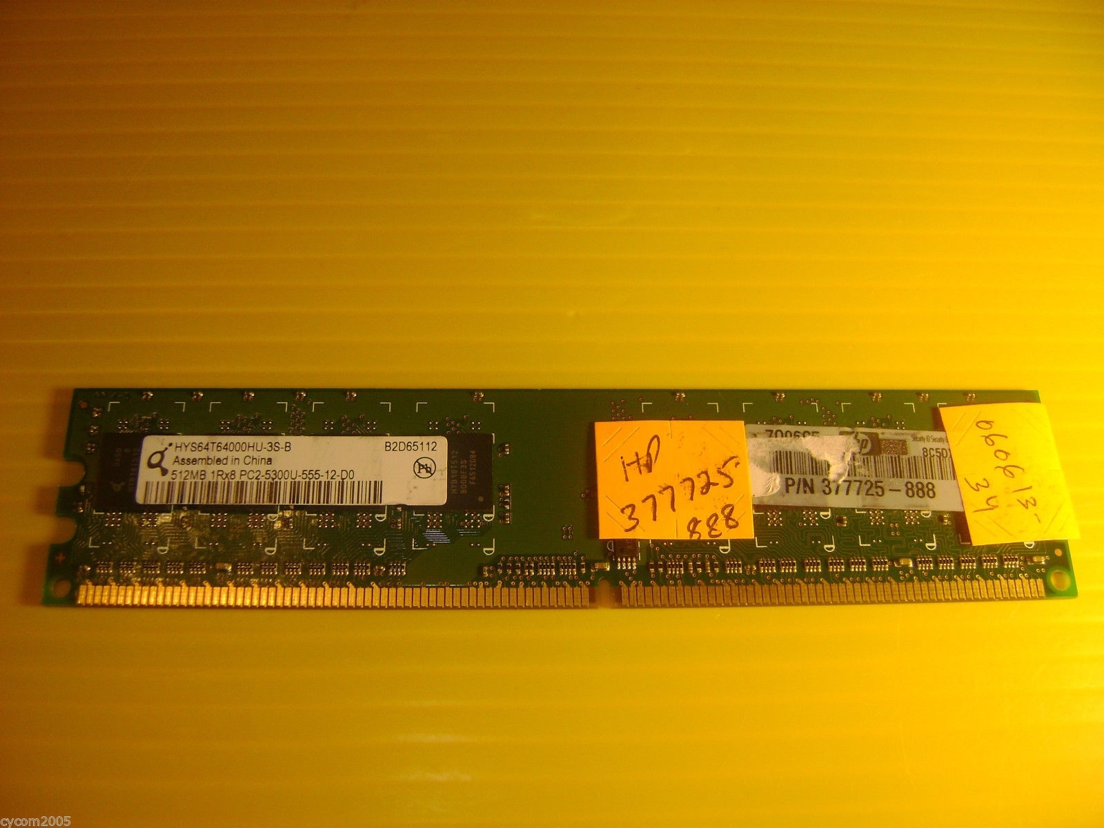 Infineon HYS64T64000HU-3S-B 512MB PC2-5300 DDR2 SDRAM for HP dc5700