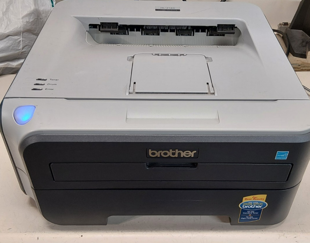 Brother HL‑2140 Mono Laser – Fully Tested – Works – Fast Shipping May Need Clean