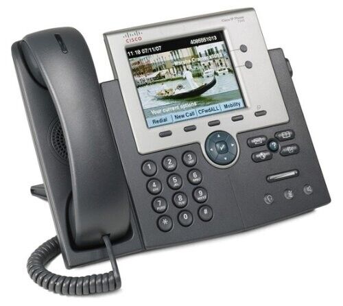 Cisco 7945 Series CP-7945G VoIP PoE COLOR Business Phone w/Handset  TESTED