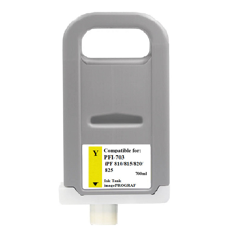 PFI-703 Yellow Ink Cartridge Fit Canon iPF 810 815 820 IPF825 PFI703Y