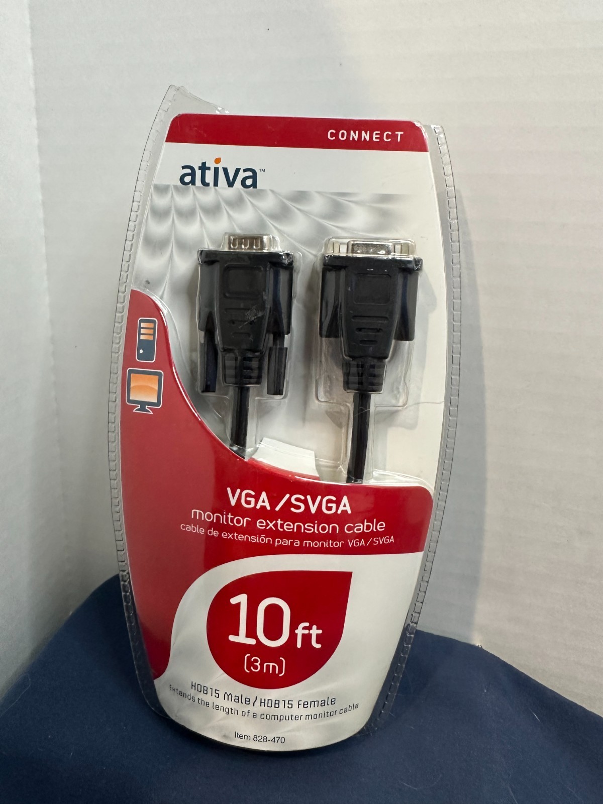 Ativa VGA/SVGA Monitor Cable 10ft New