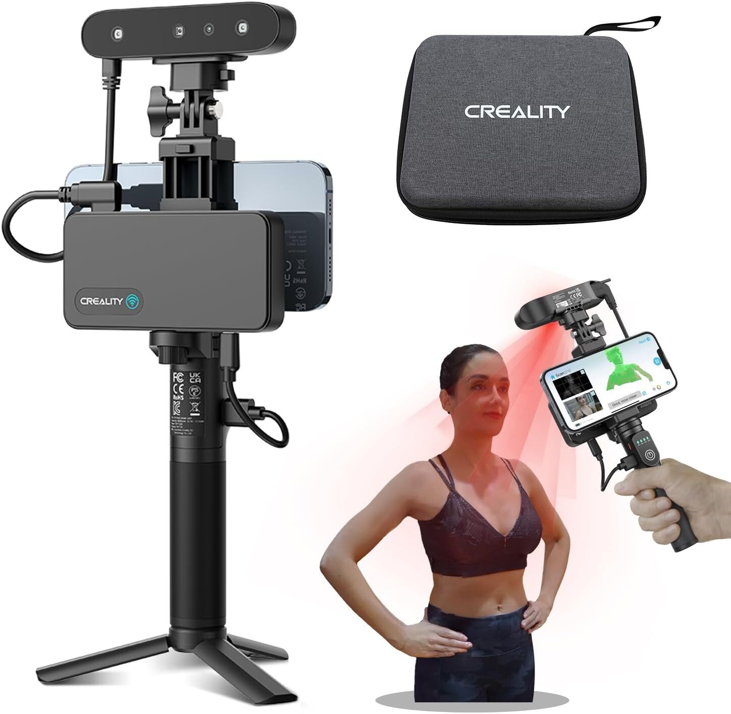 Creality 3D Scanner CR-Scan Ferret Pro/Otter/Raptor/Raptor Pro for 3D Print Lot