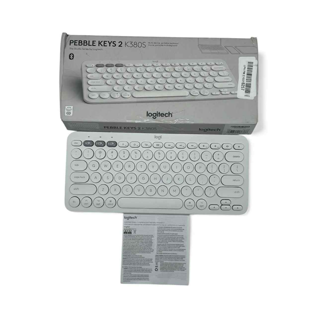 Logitech K380 Bluetooth Keyboard for Mac - Off-White, English