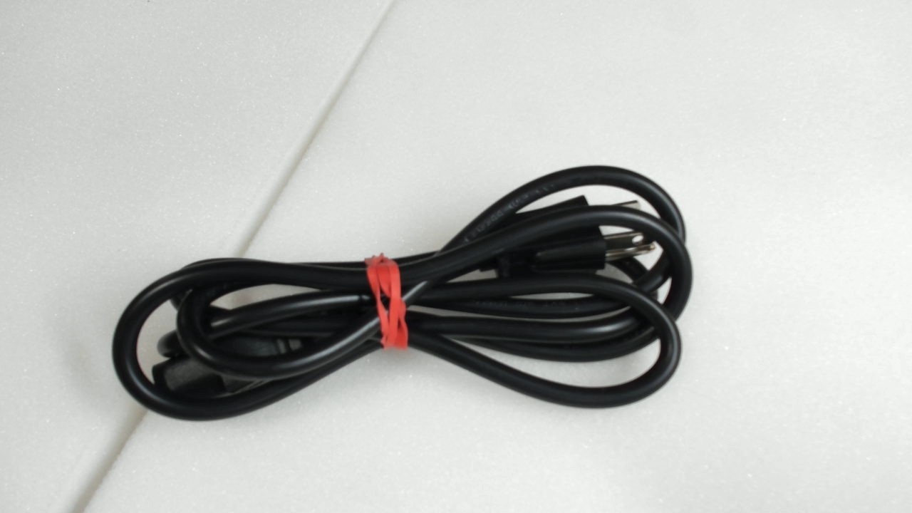 HP Envy 20-D030XT Power Cord - AC LN, DOM, SVT, UNSHLD, Black