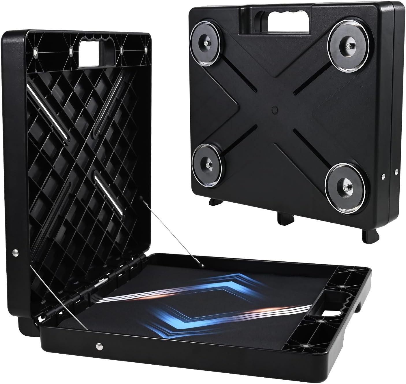 Magnetic Laptop Stand Mobile Workstation Hold Up to 45 Pounds Portable Shelf