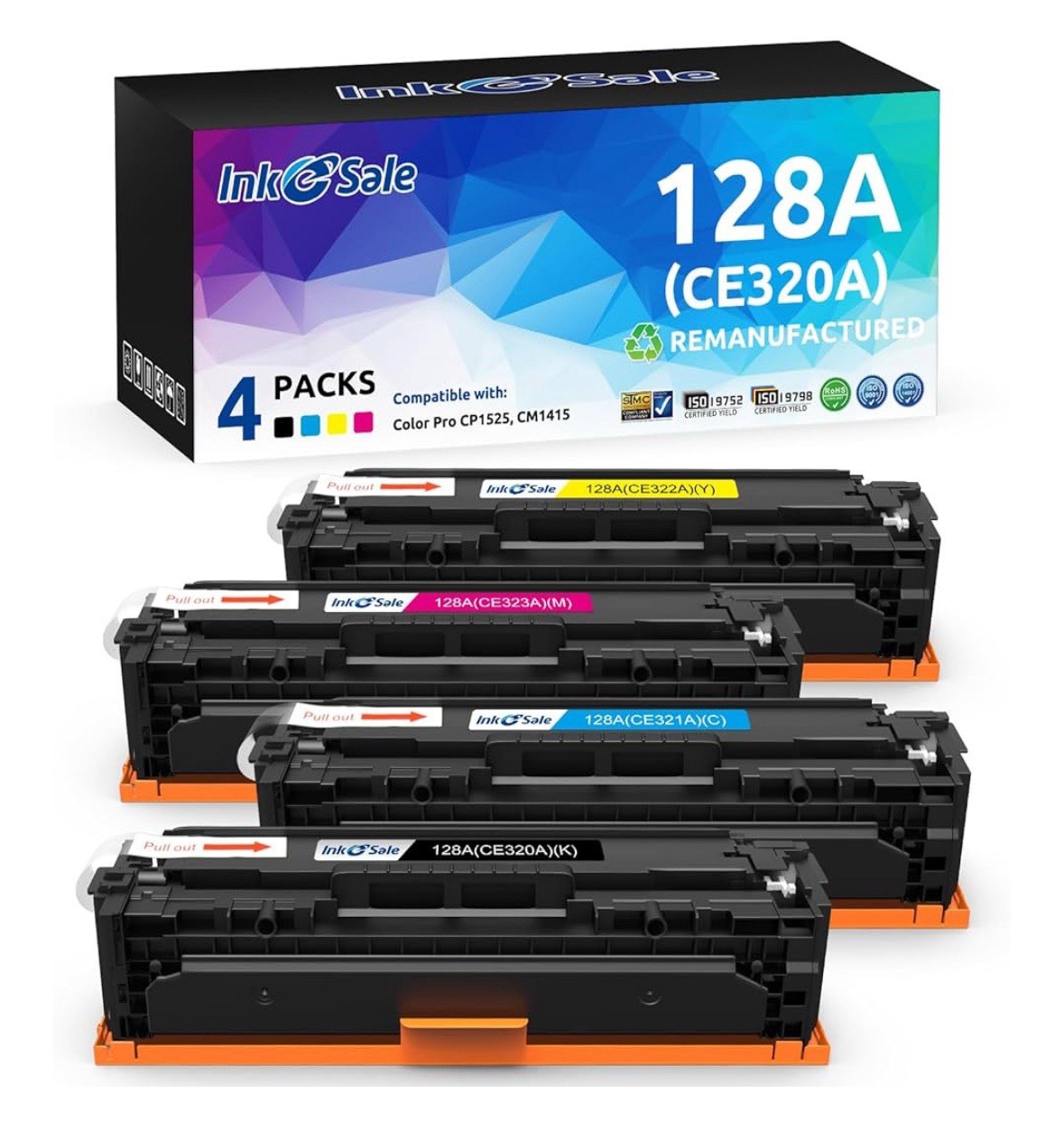 INK E-SALE Replacement Toner Cartridge for HP 128A 131A CE320A Canon 116