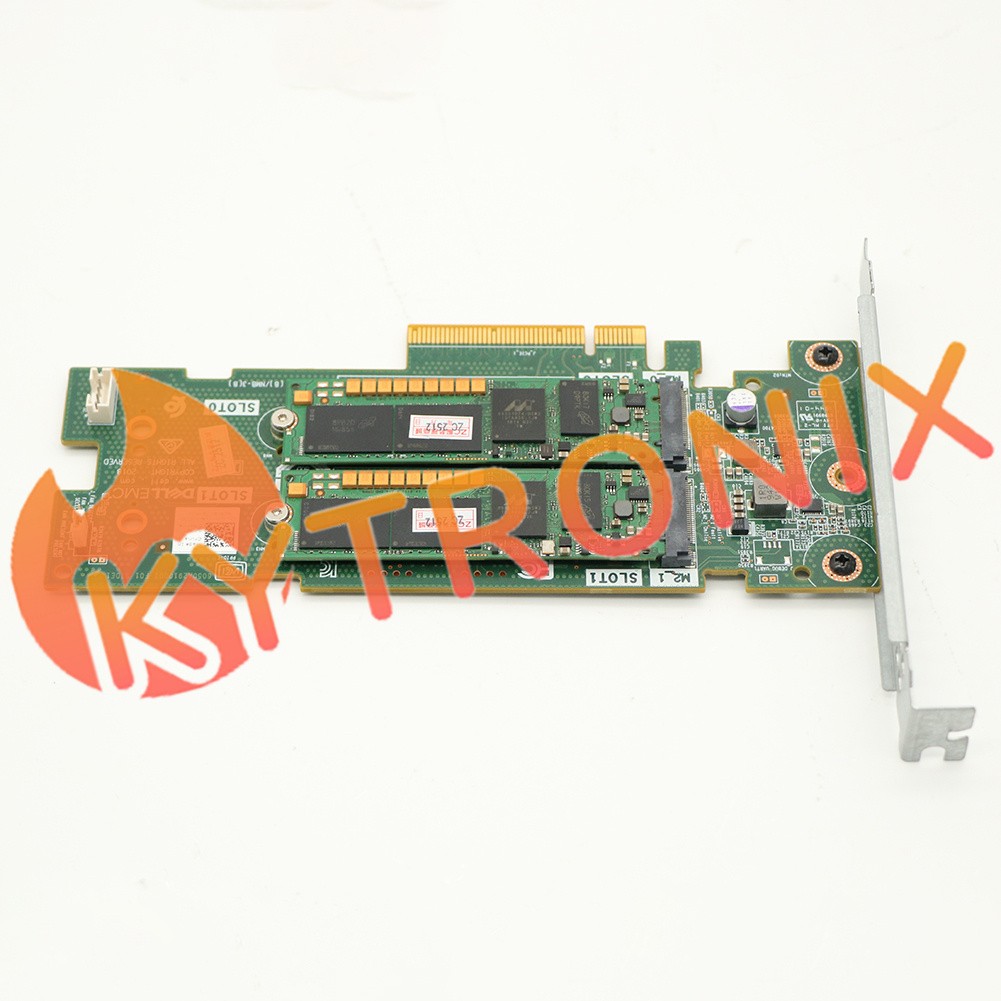 used Dell 72WKY BOSS-S1 Controller PCIe Card H/P W/ 2x 240GB M.2 SSD TC2RP R340