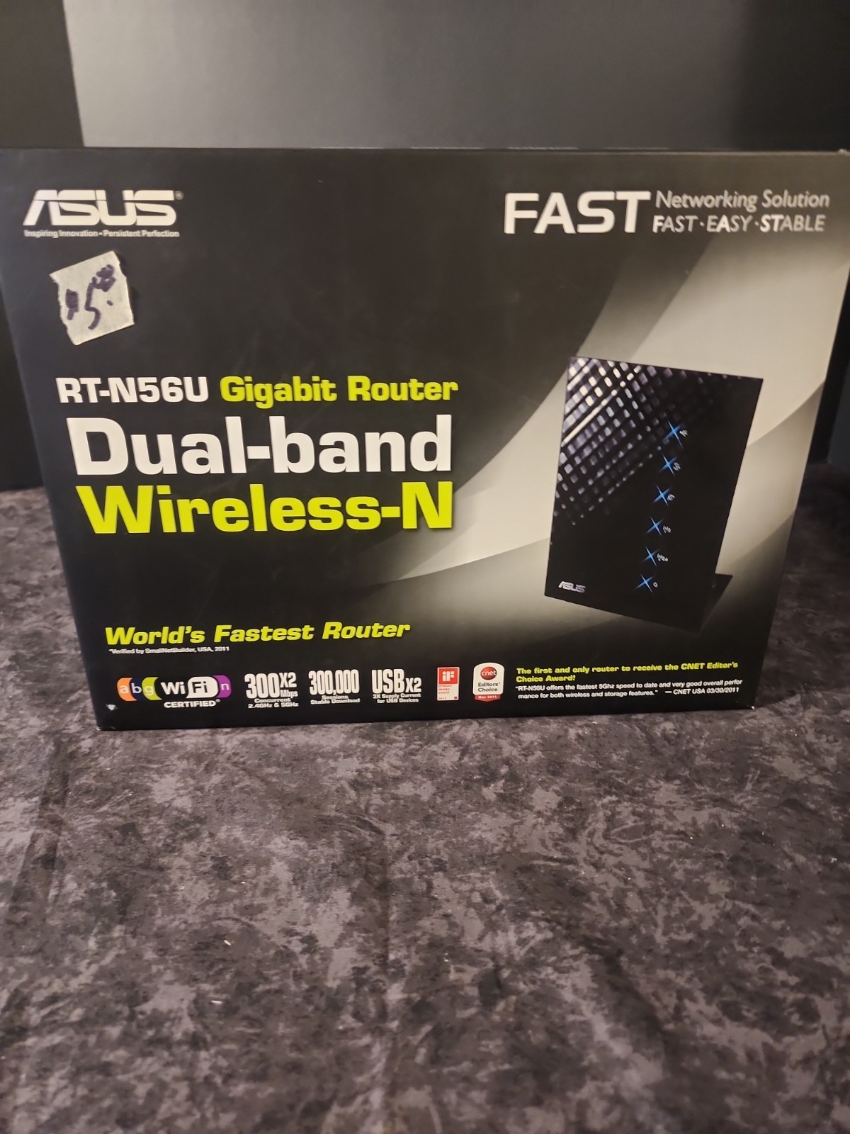 Asus RT-N56U Dual-Band Wireless-N Wi-Fi Router In Box