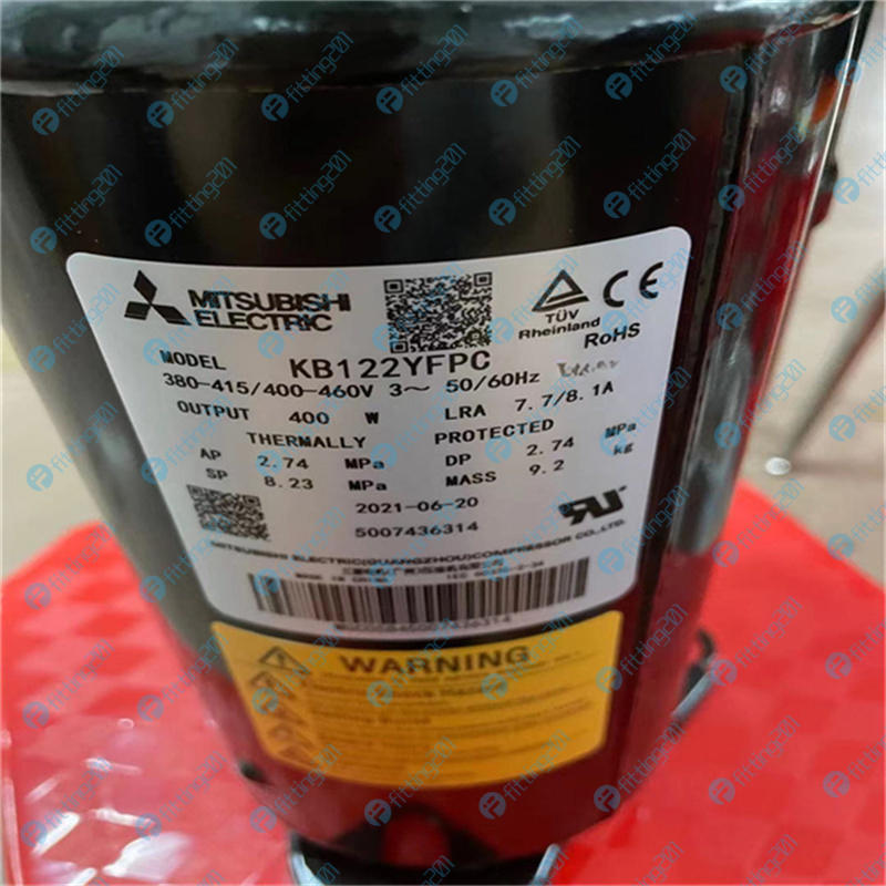 1PCS NEW Refrigeration compressor KB122YFPC 50/60Hz For Mitsubishi