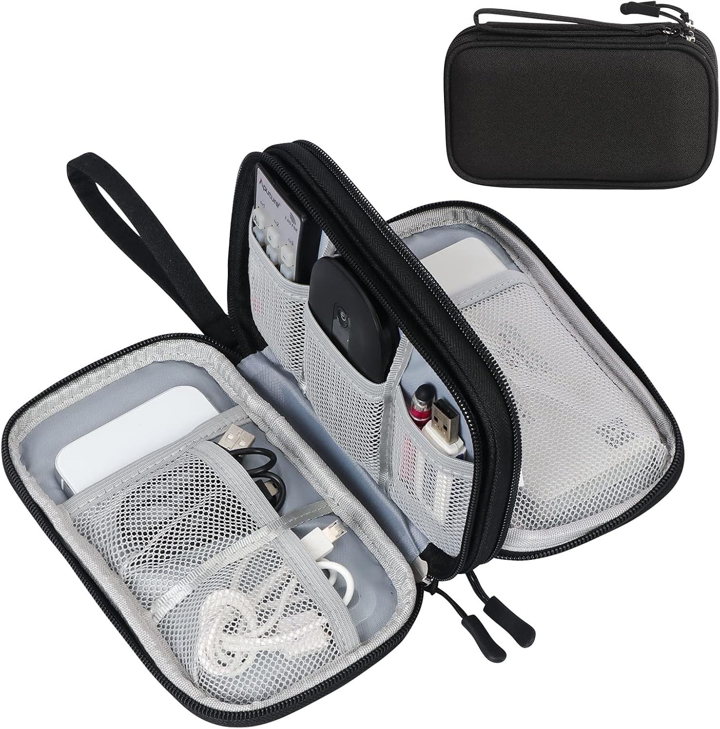 NEW Electronic Accessories Storage Bag Portable Power Adapter Travel Storage Bag