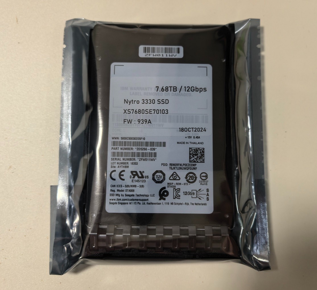 NEW Seagate 7.68TB SAS 12G 2.5" G11 Server SSD Replace HPE P40509-B21 P41534-001