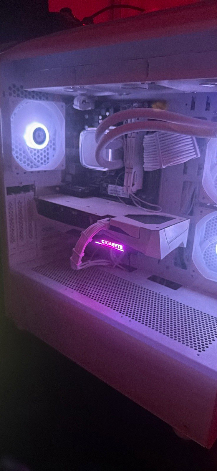 CyberPowerPC Cyprus White RGB Liquid-Cooled Gaming Desktop Tower PC