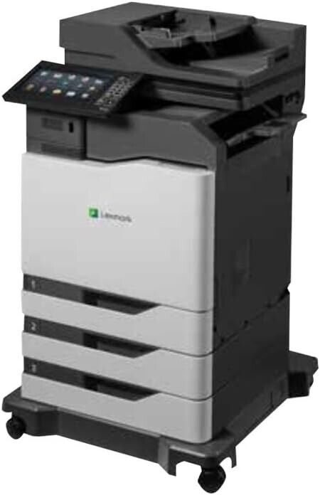 Lexmark CX825DTFE Color Copier w/ Network Scan Copy Fax 42K0042 Used Supplies