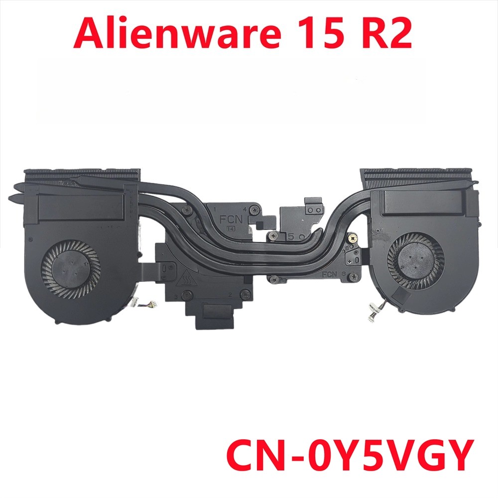Alienware 15 R2 Cooling System - Complete Thermal Module with Fan Y5VGY