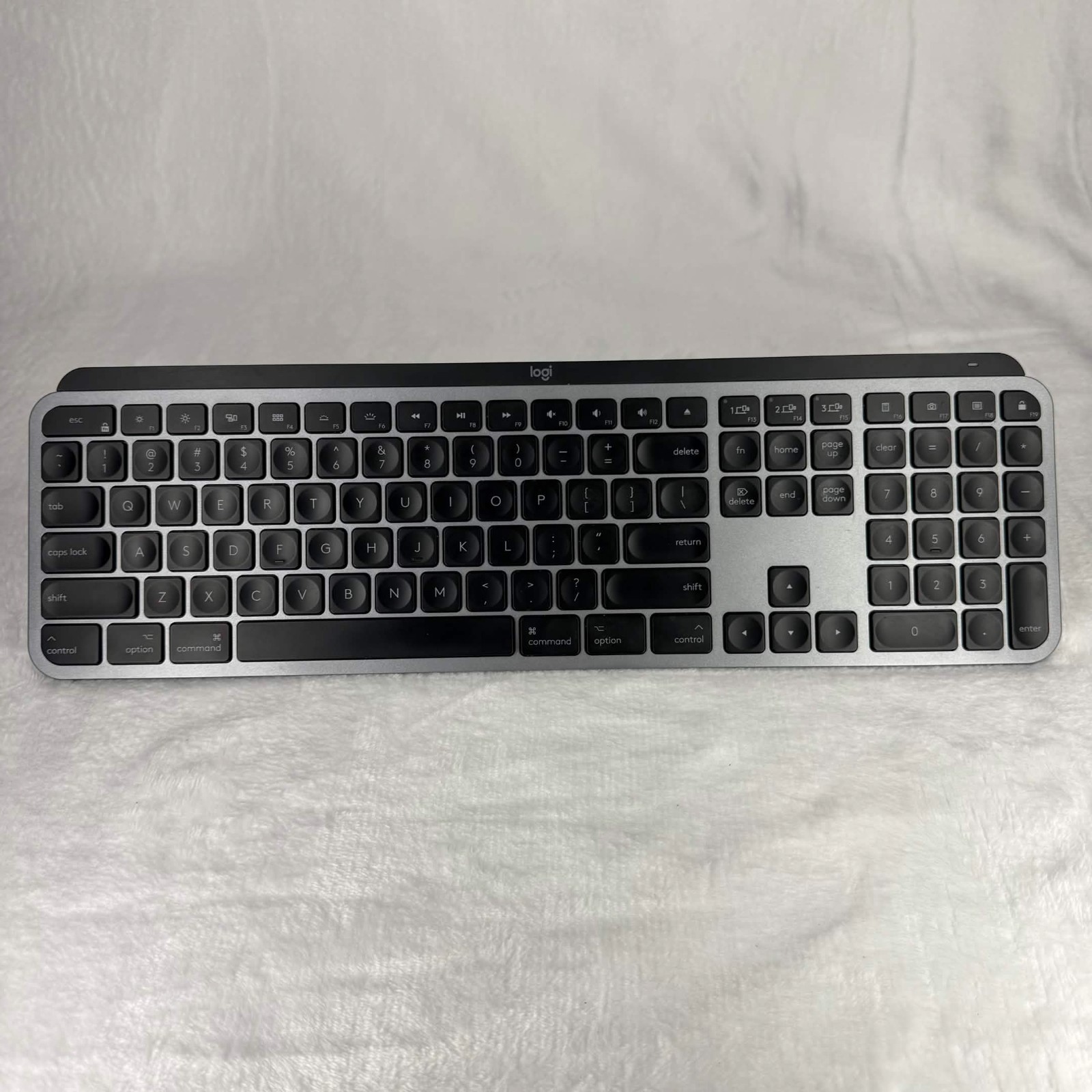 Logitech MX Keys for Mac YR0073 Wireless Bluetooth Backlit Keyboard Space Gray