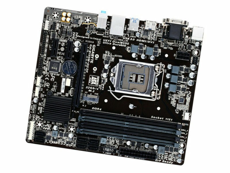 GIGABYTE GA-B150M-DS3H LGA 1151 DDR4 HDMI VGA Intel B150 m-ATX DVI Motherboard