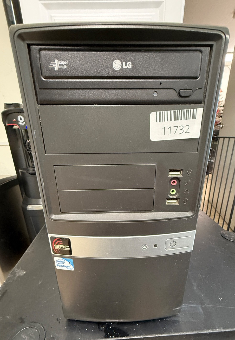 Custom PC No Brand-Intel Pentium@2.80GHz 4GB Ram 500GB HDD ASUS Silent Gfx NO OS